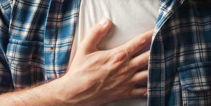 Dolore al torace per osteocondrosi