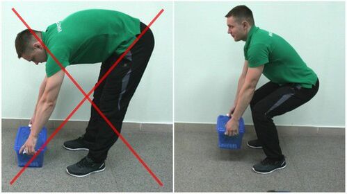 Come sollevare correttamente i pesi per prevenire il mal di schiena